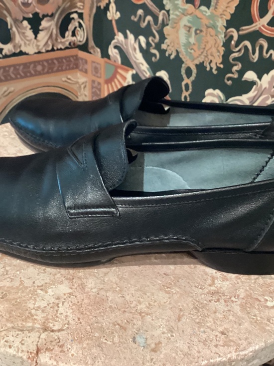 MORESCHI MEN’S BLACK LOAFERS - MADE IN ITALY - SIZE 8.5 US main image 5